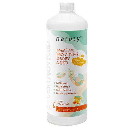 natuty praci gel pro citlive osoby a deti 1 l