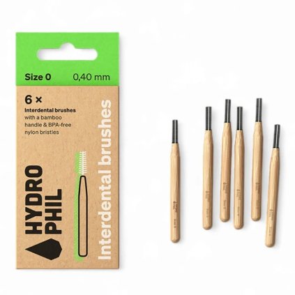 hydrophil bambusovy mezizubni kartacek 0 40 mm 6ks