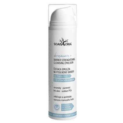 soaphoria dermacare cistici emulze na posileni kozni bariery bez podrazdeni a vysusovani tvar telo vlasova pokozka 200 ml