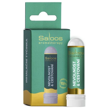 saloos inhalacni tycinka nevolnost cestovani