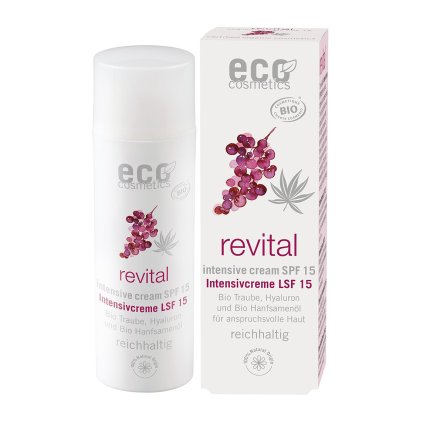 eco cosmetics revital intenzivni pletovy krem spf 15 bio 50 ml