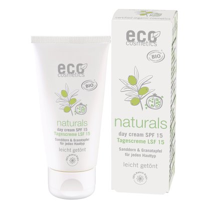 eco cosmetics denni tonovaci a opalovaci krem spf 15 bio 50 ml