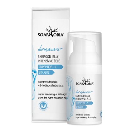 soaphoria dermacare tripeptide skinfood jelly superhydratacni zele obnova omlazeni antistres pleti 30 ml