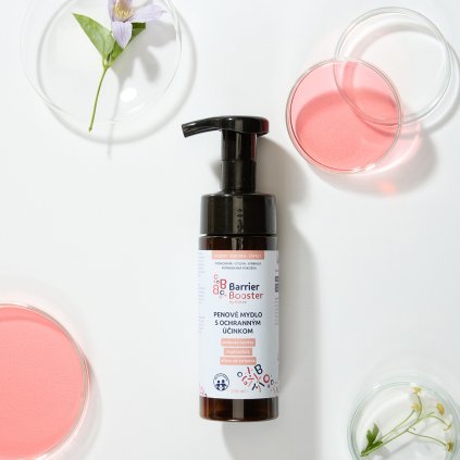 barrier booster by kvitok jemne penove mydlo s ochrannym ucinkem 150 ml
