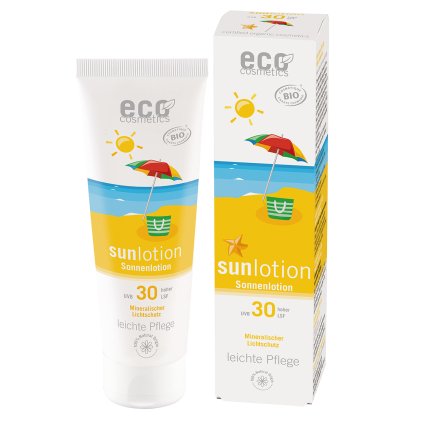 eco cosmetics opalovaci mleko spf 30 bio 125 ml