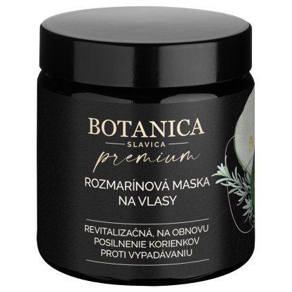 botanica slavica premium rozmarynova maska na vlasy a vlasovou pokozku obnova posileni a rust 210 ml