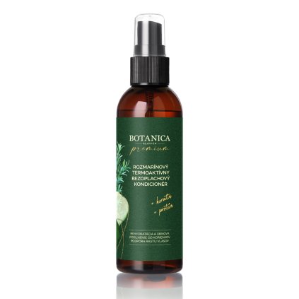 botanica slavica premium rozmarynovy bezoplachovy termoaktivni kondicioner pro tepelnou ochranu vlasu 150 ml