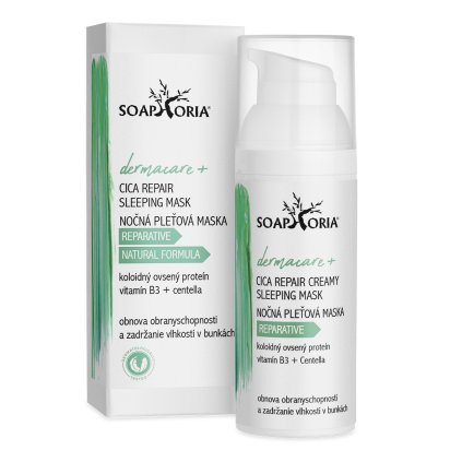 soaphoria dermacare cica repair sleeping mask nocni regeneracni maska vitamin b3 centella 50ml