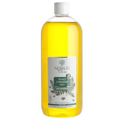 nobilis tilia telovy a masazni olej bio sezamovy 1000 ml