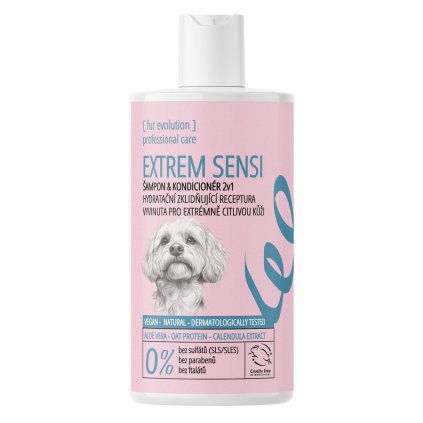 soaphoria extrem sensi hydratacni sampon a kondicioner 2v1 na suchou mastnou a extremne citlivou srst a kuzi 300 ml