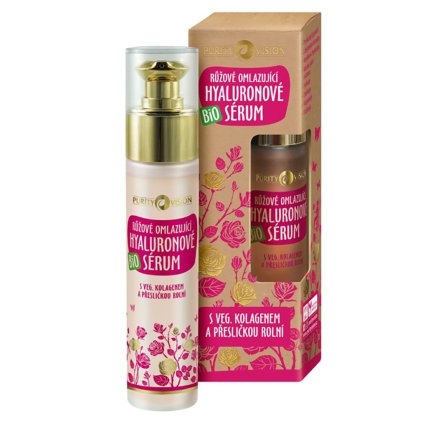 purity vision ruzove omlazujici hyaluronove serum bio 50 ml