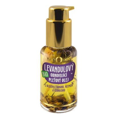 purity vision levandulovy hloubkove obnovujici pletovy olej bio 45 ml