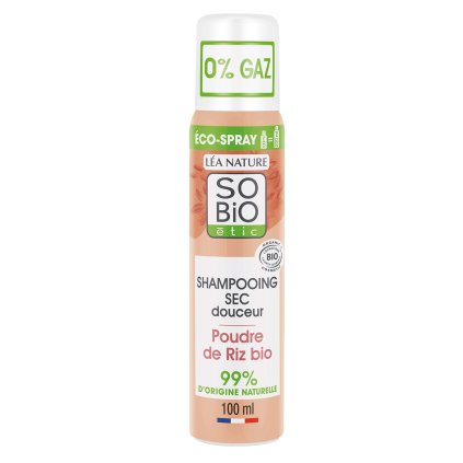 so bio etic jemny suchy sampon ve spreji pro citlivou pokozku hlavy bio 100 ml