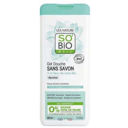 so bio etic gel sprchovy bez mydla s lotosovym kvetem bio 650 ml