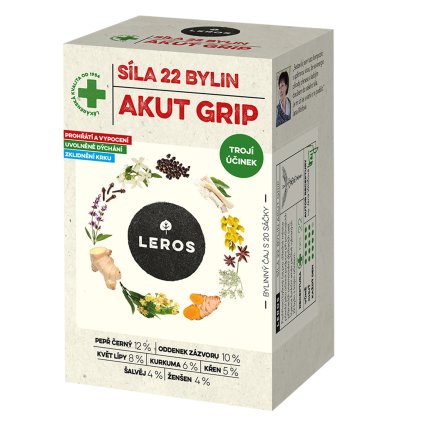 leros bylinny caj sila 22 bylin akut grip sacky 20 x 2 5 g