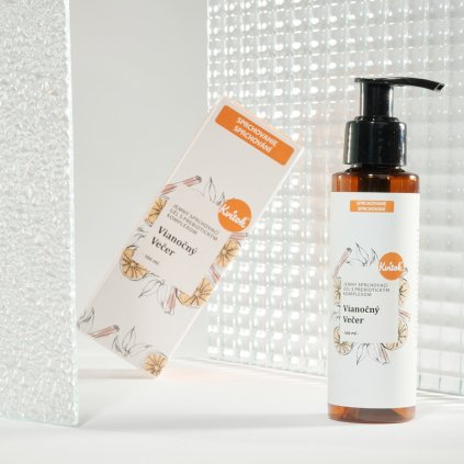 kvitok jemny sprchovy gel s prebiotickym komplexem vanocni vecer 100 ml