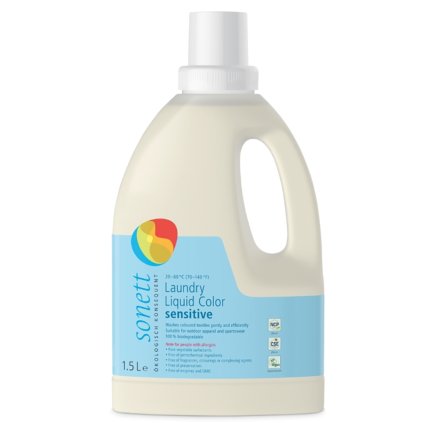 sonett tekuty praci gel na barevne pradlo sensitive 1,5l