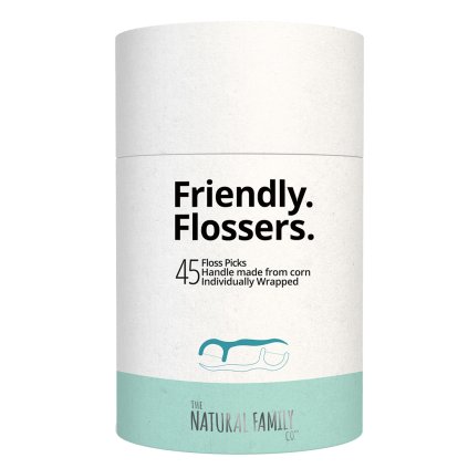 jack n jill zubni nite v meciku s paratkem friendly flossers 45 ks