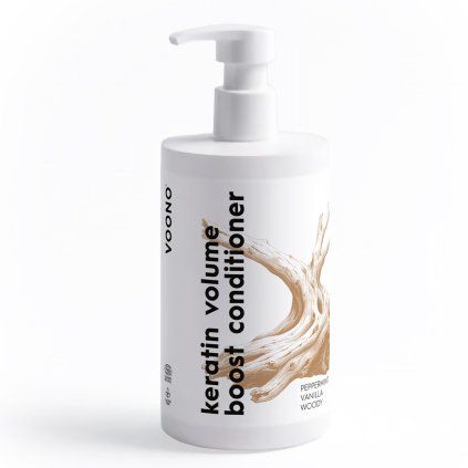 voono keratinovy kondicioner pro objem a lesk 390 ml