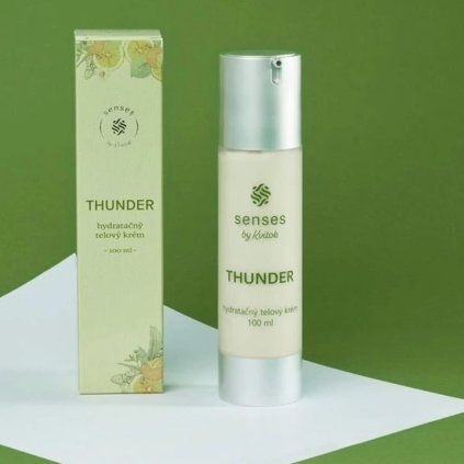 senses by kvitok hydratacni telovy krem thunder 100 ml