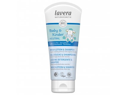 lavera detsky telovy a vlasovy sampon baby kinder neutral 200ml