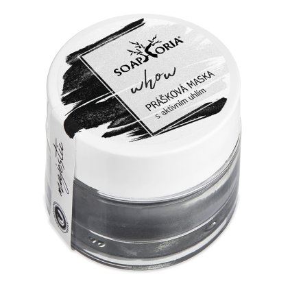 soaphoria cistici praskova maska s cernym uhlim proti akne a cernym teckam 50 ml