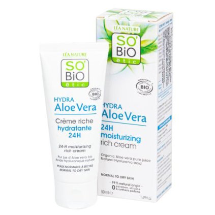 so bio etic krem bohate hydratujici denni aloe vera 50ml