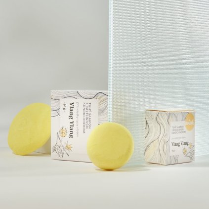 kvitok tuhy sampon s kondicionerem pro svetle vlasy ylang ylang