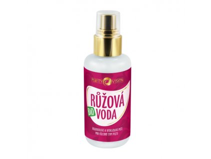 purity vision ruzova voda bio 100ml