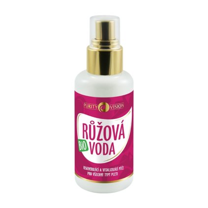 purity vision ruzova voda bio 100ml