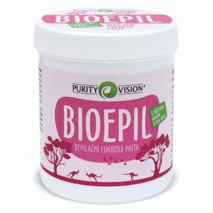 purity vision bioepil depilacni cukrova pasta 400g