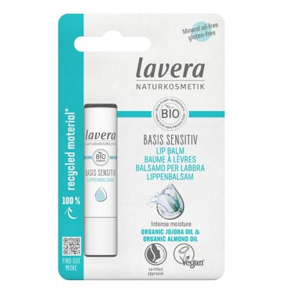 lavera basis sensitive balzam na rty 4 5 g