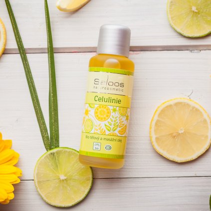 saloos telovy a masazni olej celulinie 50ml