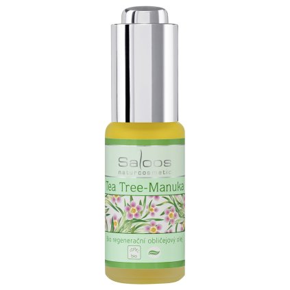 saloos regeneracni oblicejovy olej tea tree manuka bio 20ml
