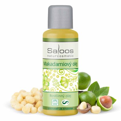 saloos makadamiovy olej bio 50ml