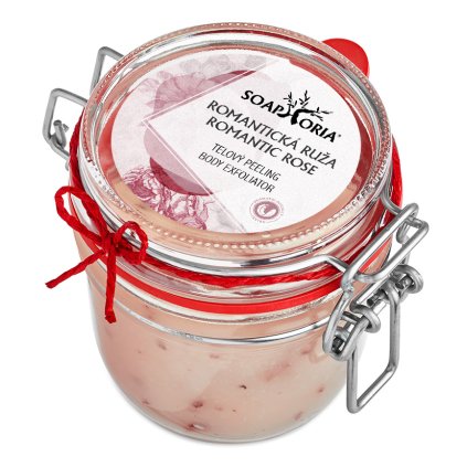 soaphoria prirodni peeling na telo romanticka ruze 255ml