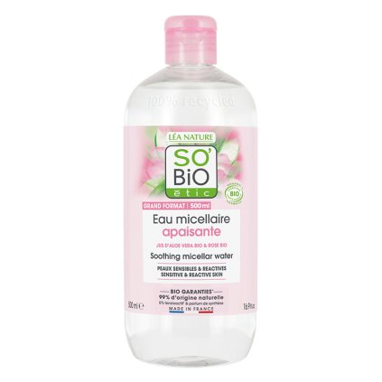 so bio etic micelarni voda cistici aloe vera zklidnujici 500ml