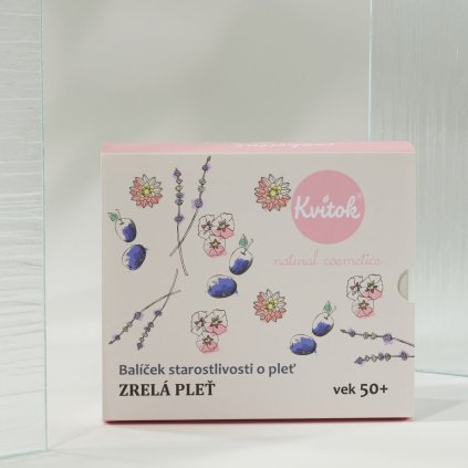 kvitok balicek kompletni anti aging pece o zralou plet 50