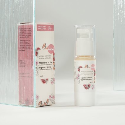 kvitok nocni arganovy krem pro zralou plet 30 30ml