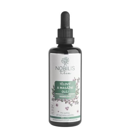 nobilis tilia telovy a masazni olej mandlovy 100 ml