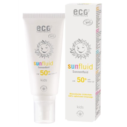 eco cosmetics detsky opalovaci fluid spf 50 bio 100 ml