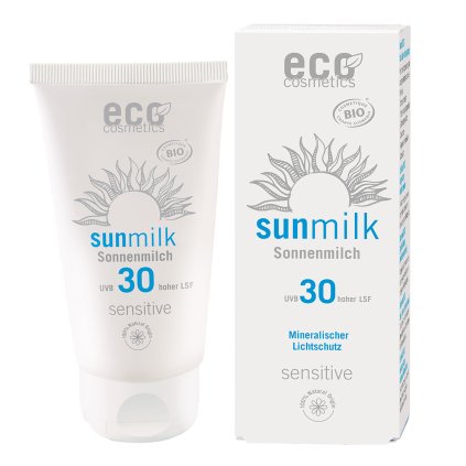 eco cosmetics opalovaci mleko spf 30 sensitive bio 75 ml