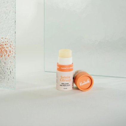kvitok prirodni balzam na rty svezi citrusy 6ml