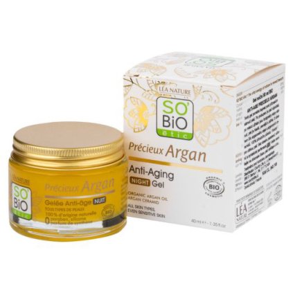 so etic bio gel nocni anti age precieux argan 40ml bio