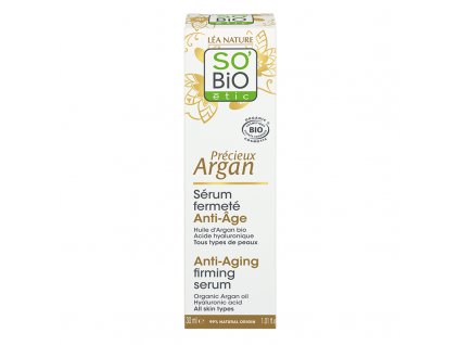 so bio etic serum zpevnujici anti age precieux argan 30ml bio