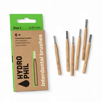 hydrophil bambusovy mezizubni kartacek 0 45 mm 6ks