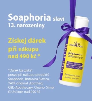 ♥️Chcete Total Elixir šampón úplně zadara? Stačí jen splnit: 🍃udělej nákup produktů značek Soaphoria ( Soaphoria, YAYA...
