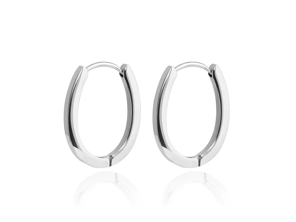 BIONICBAND® stainless steel earrings Original silver color
