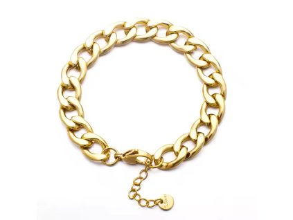 BIONICBAND® Fusion breite Damenkette in Goldfarbe