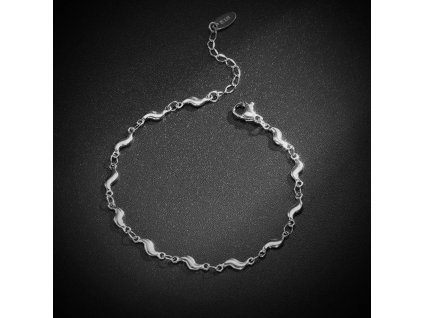 BIONICBAND® NO FEAR Damenkette Silberfarbe